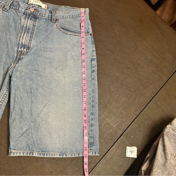 Levi's Light Blue Denim Shorts - Picture 8 of 10